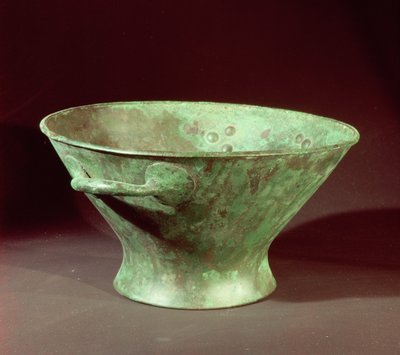 Schale aus einem der Kammergräber, Mykene, ca. 1300 v. Chr. (Bronze) von Mycenaean